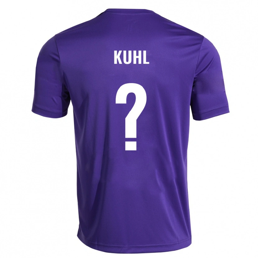 Danxen Bambino Jasmin Kuhl #0 Maglia Gara Portiere Bianco Viola 2025/26 Maglietta