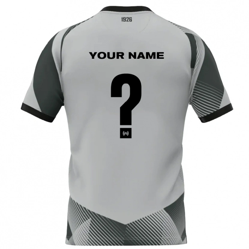Danxen Bambino SV Wehen Wiesbaden Maglia Gara Portiere Bianco Grigio Chiaro 2025/26 Maglietta