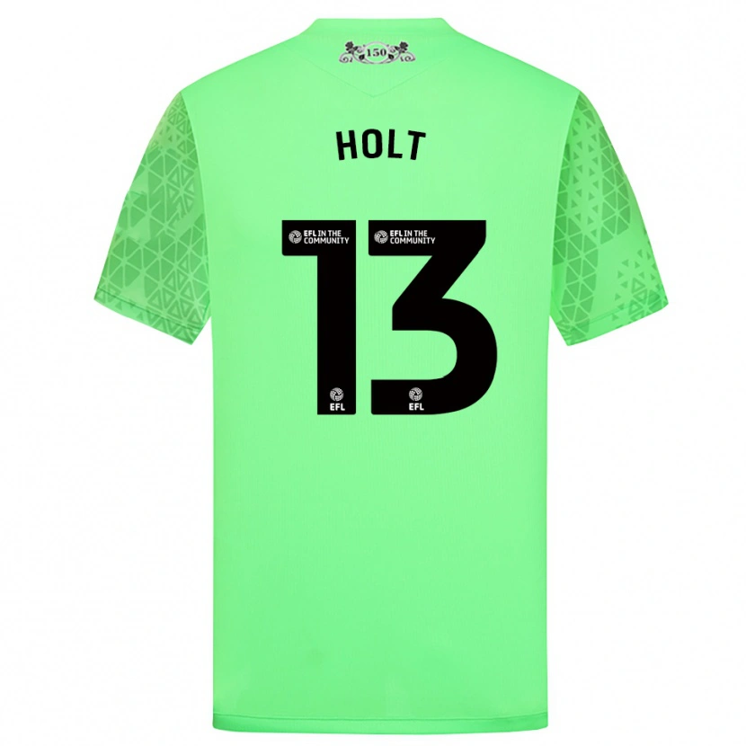 Danxen Bambino Harry Holt #13 Maglia Gara Portiere Verde Fluo 2025/26 Maglietta