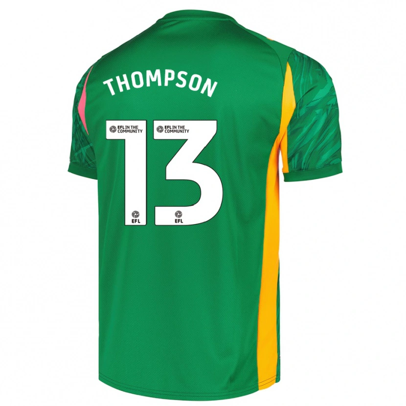 Danxen Bambino Jack Thompson #13 Maglia Gara Portiere Verde Rosa 2025/26 Maglietta
