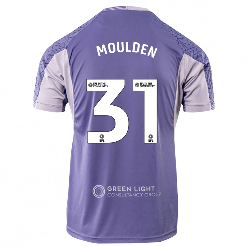 Danxen Bambino Louie Moulden #31 Maglia Gara Portiere Viola Chiaro 2025/26 Maglietta