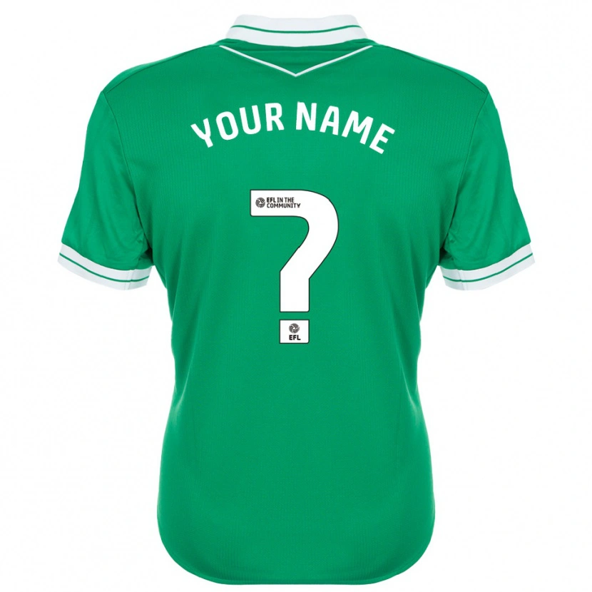 Danxen Bambino Oxford United Maglia Gara Portiere Verde Bianco 2025/26 Maglietta