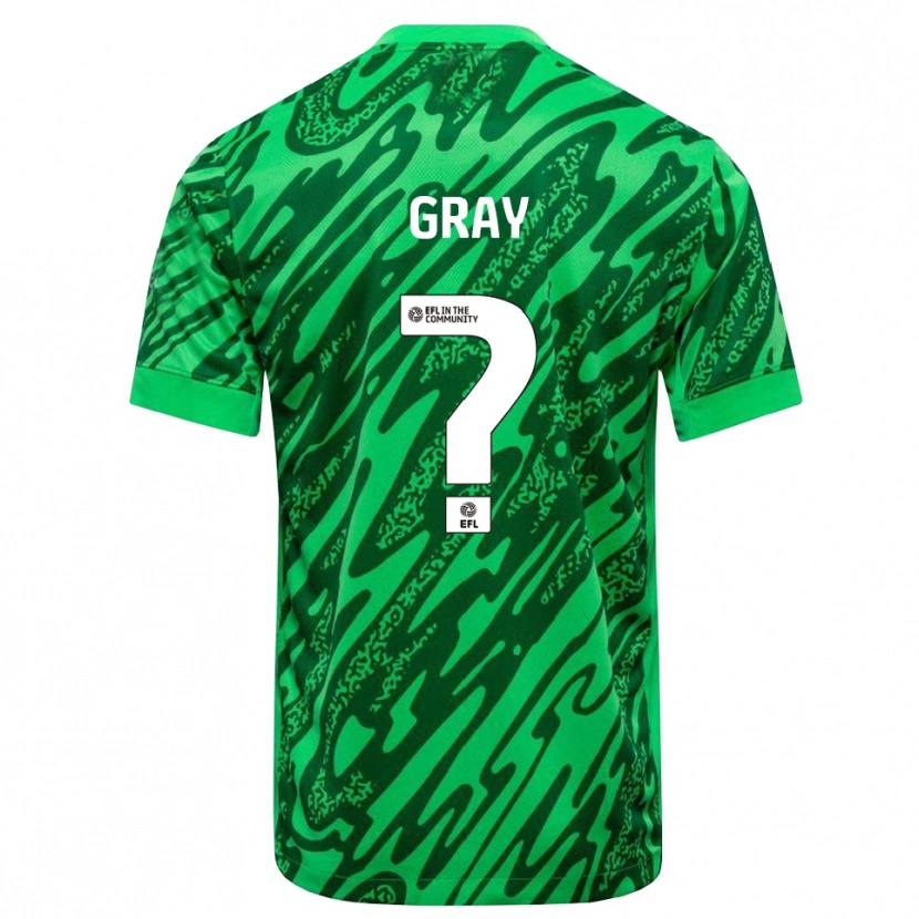 Danxen Bambino Jessica Gray #0 Maglia Gara Portiere Verde Foresta 2025/26 Maglietta