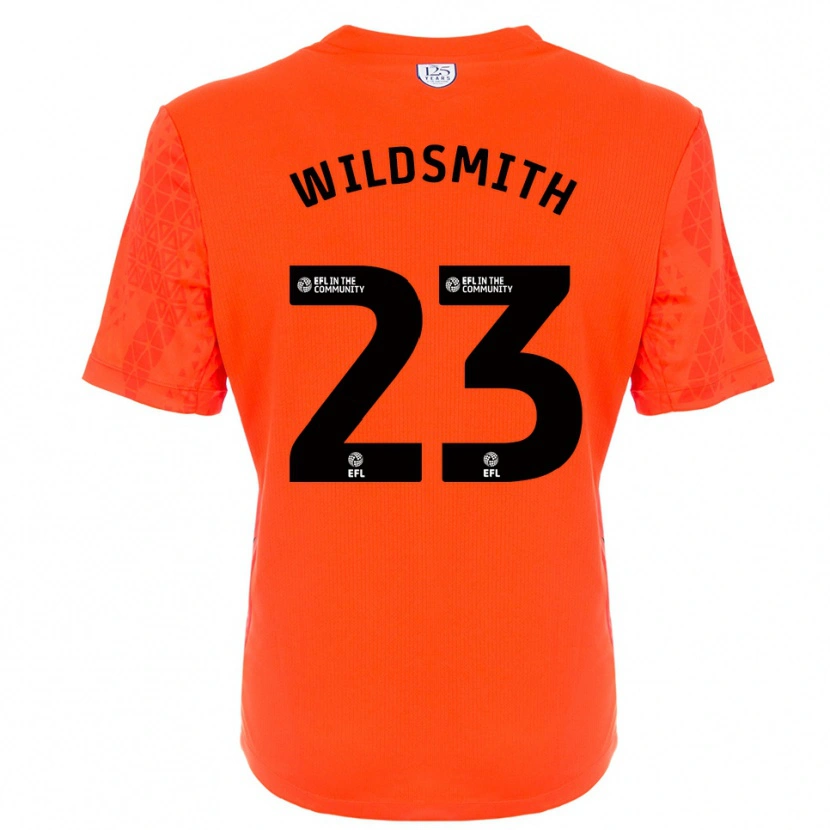 Danxen Bambino Joe Wildsmith #23 Maglia Gara Portiere Nero Arancio 2025/26 Maglietta