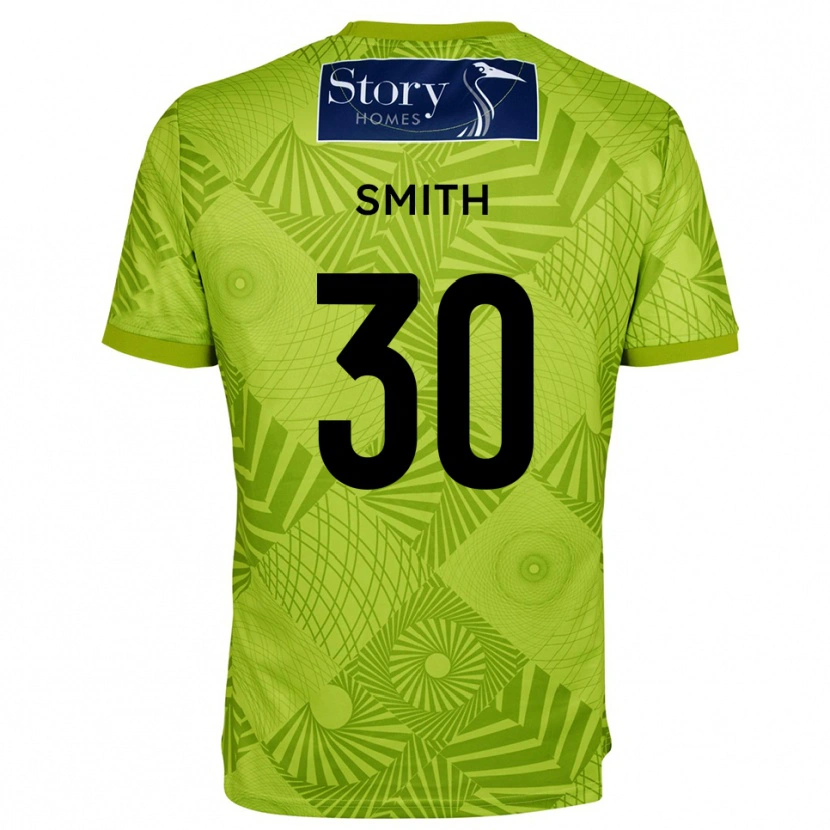 Danxen Bambino Jude Smith #30 Maglia Gara Portiere Verde Giallo 2025/26 Maglietta