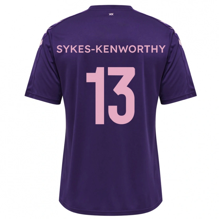 Danxen Bambino George Sykes-Kenworthy #13 Maglia Gara Portiere Viola Rosa 2025/26 Maglietta