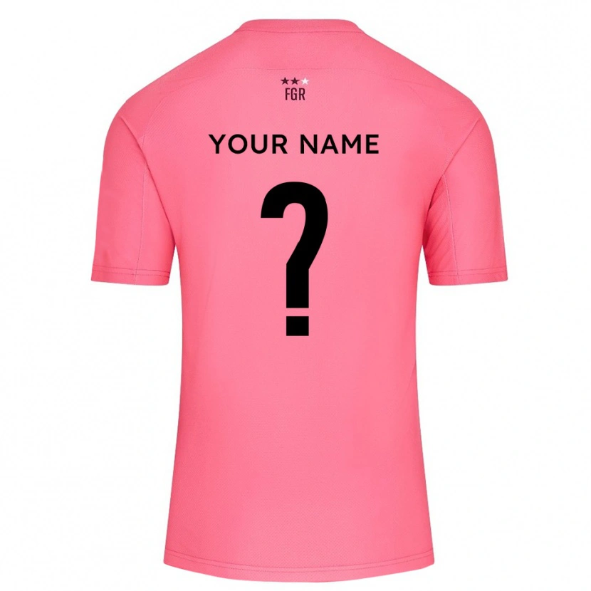 Danxen Bambino Forest Green Rovers Maglia Gara Portiere Rosa Ciliegio 2025/26 Maglietta