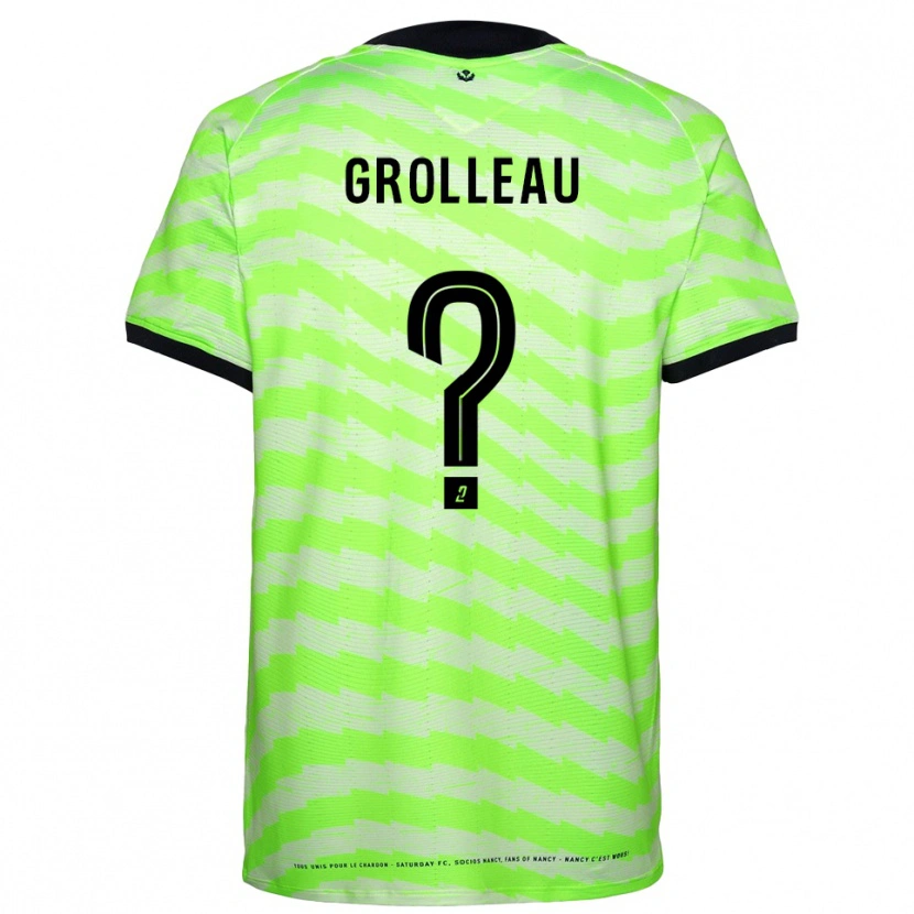 Danxen Bambino Méline Grolleau #0 Maglia Gara Portiere Verde Neon 2025/26 Maglietta