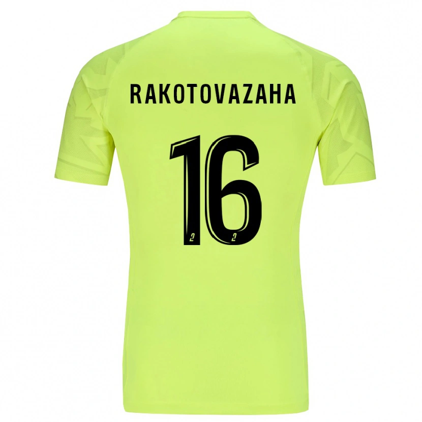 Danxen Bambino Allan Rakotovazaha #16 Maglia Gara Portiere Verde Neon 2025/26 Maglietta