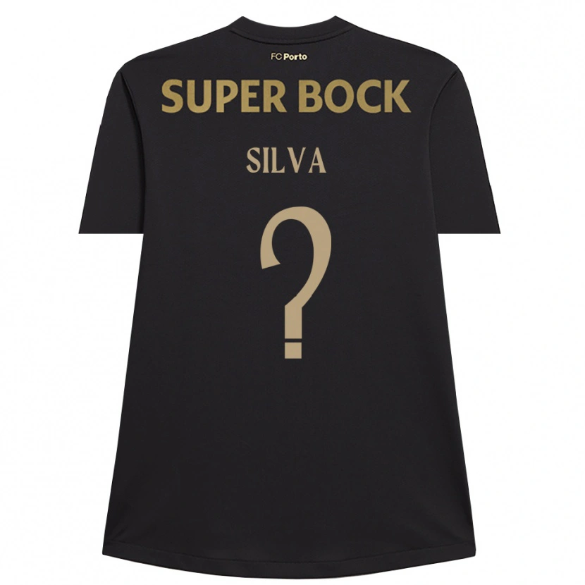 Danxen Bambino Gonçalo Silva #0 Maglia Gara Portiere Nero Marrone 2025/26 Maglietta