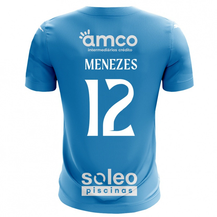 Danxen Bambino Gabriel Menezes #12 Maglia Gara Portiere Blu Bianco 2025/26 Maglietta