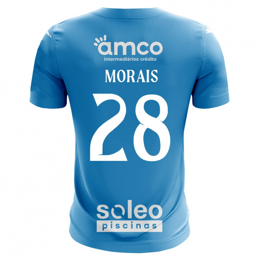 Danxen Bambino Patrícia Morais #28 Maglia Gara Portiere Blu Bianco 2025/26 Maglietta