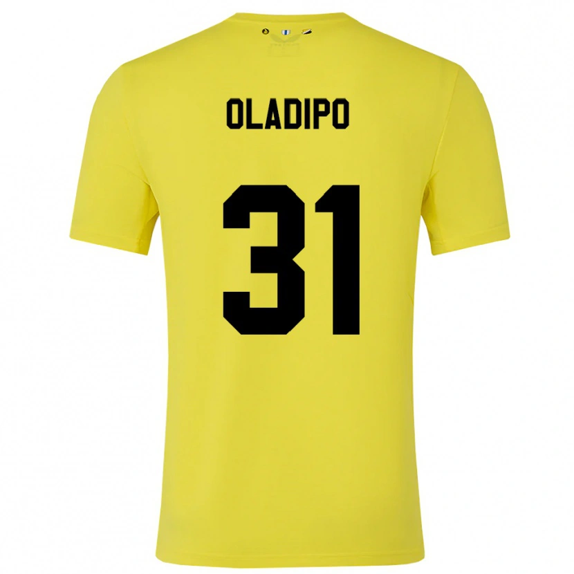 Danxen Bambino Laolu Oladipo #31 Maglia Gara Portiere Giallo Nero 2025/26 Maglietta