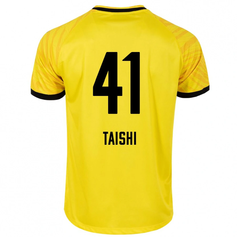 Danxen Bambino Taishi Brandon Nozawa #41 Maglia Gara Portiere Giallo Nero 2025/26 Maglietta