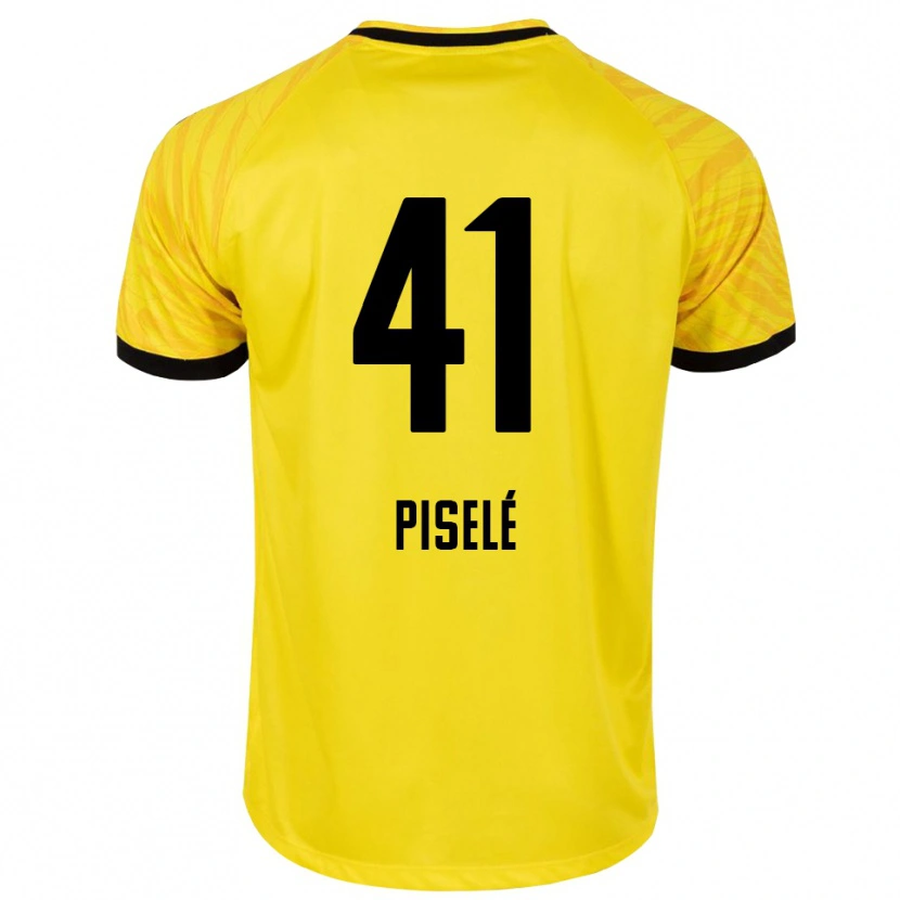 Danxen Bambino Lowie Piselé #41 Maglia Gara Portiere Giallo Nero 2025/26 Maglietta