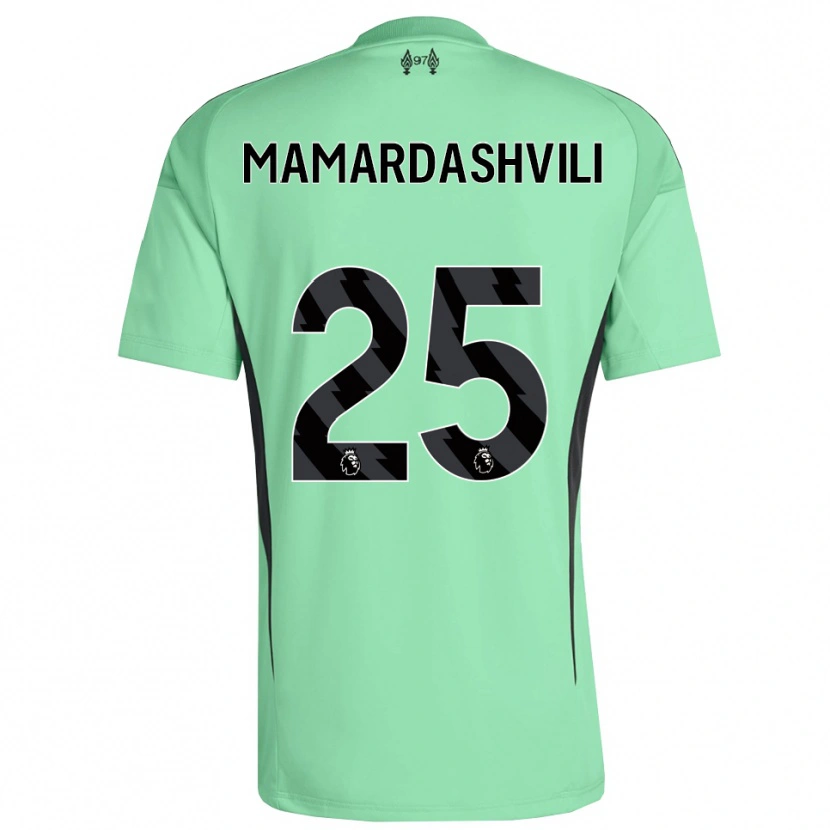 Danxen Bambino Giorgi Mamardashvili #25 Maglia Gara Portiere Acquamarina 2025/26 Maglietta