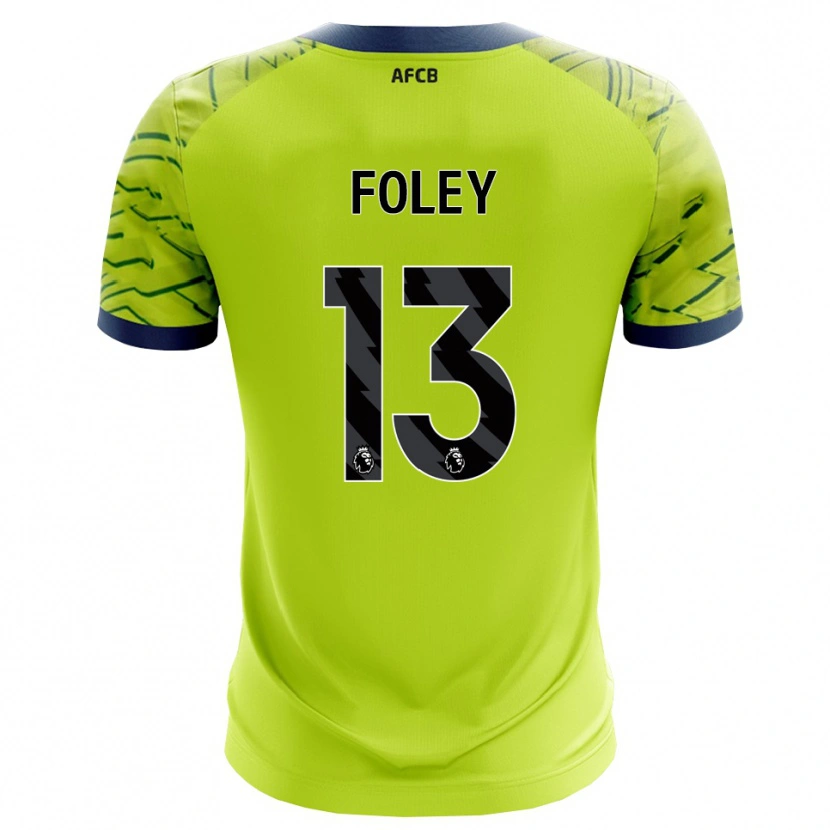 Danxen Bambino Erin Foley #13 Maglia Gara Portiere Verde Giallo 2025/26 Maglietta