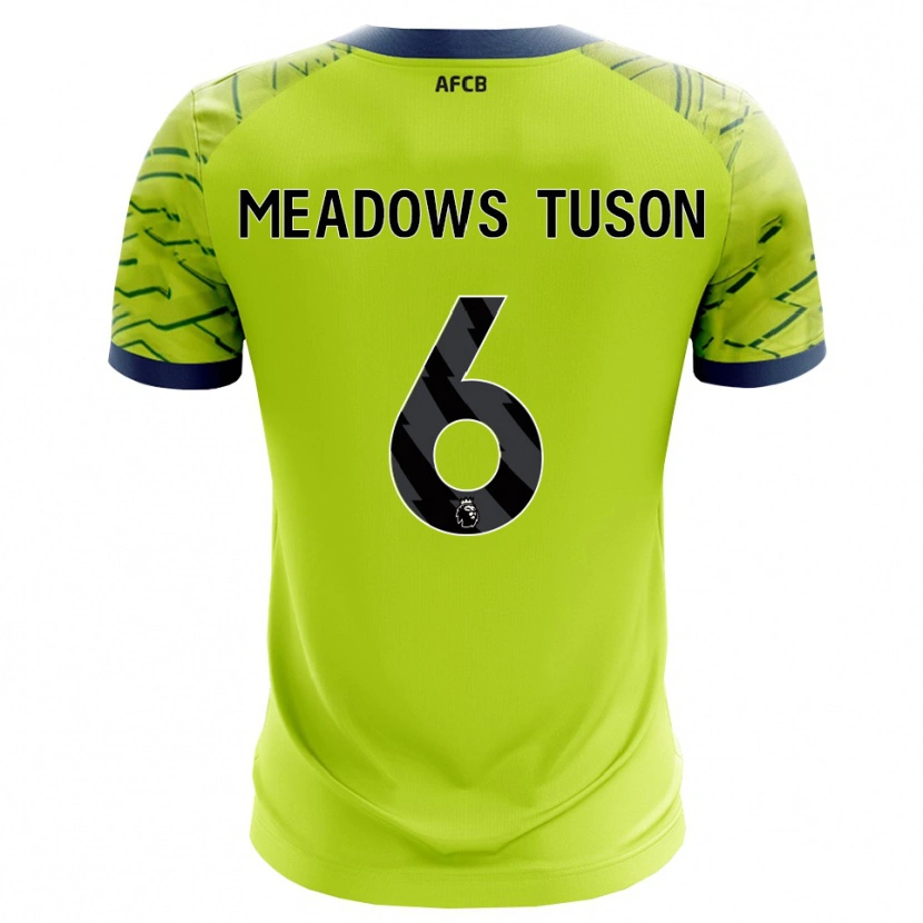 Danxen Bambino Freya Meadows Tuson #6 Maglia Gara Portiere Verde Giallo 2025/26 Maglietta