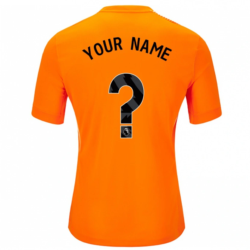 Danxen Bambino Brighton & Hove Albion FC Maglia Gara Portiere Arancio Nero 2025/26 Maglietta