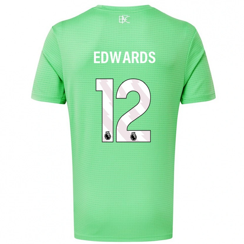 Danxen Bambino Connor Edwards #12 Maglia Gara Portiere Verde Medio 2025/26 Maglietta