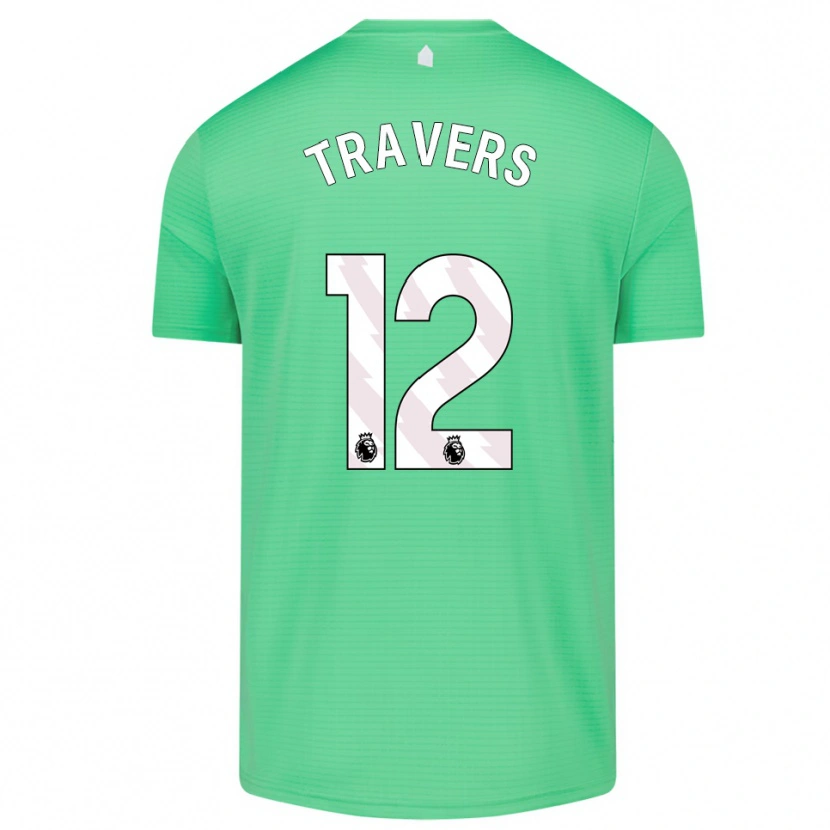 Danxen Bambino Mark Travers #12 Maglia Gara Portiere Verde Medio 2025/26 Maglietta
