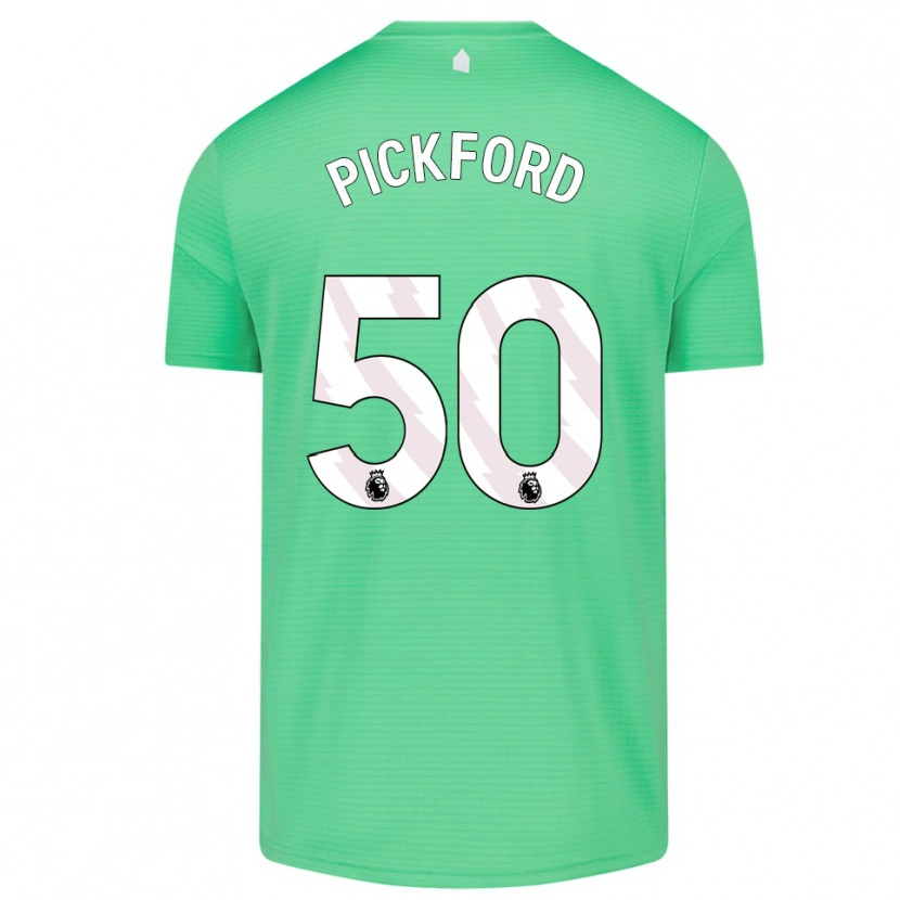 Danxen Bambino George Pickford #50 Maglia Gara Portiere Verde Medio 2025/26 Maglietta