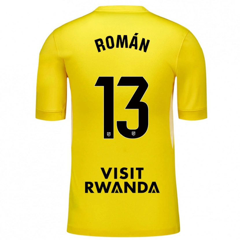 Danxen Bambino Francis Holgado #13 Maglia Gara Portiere Giallo Nero 2025/26 Maglietta