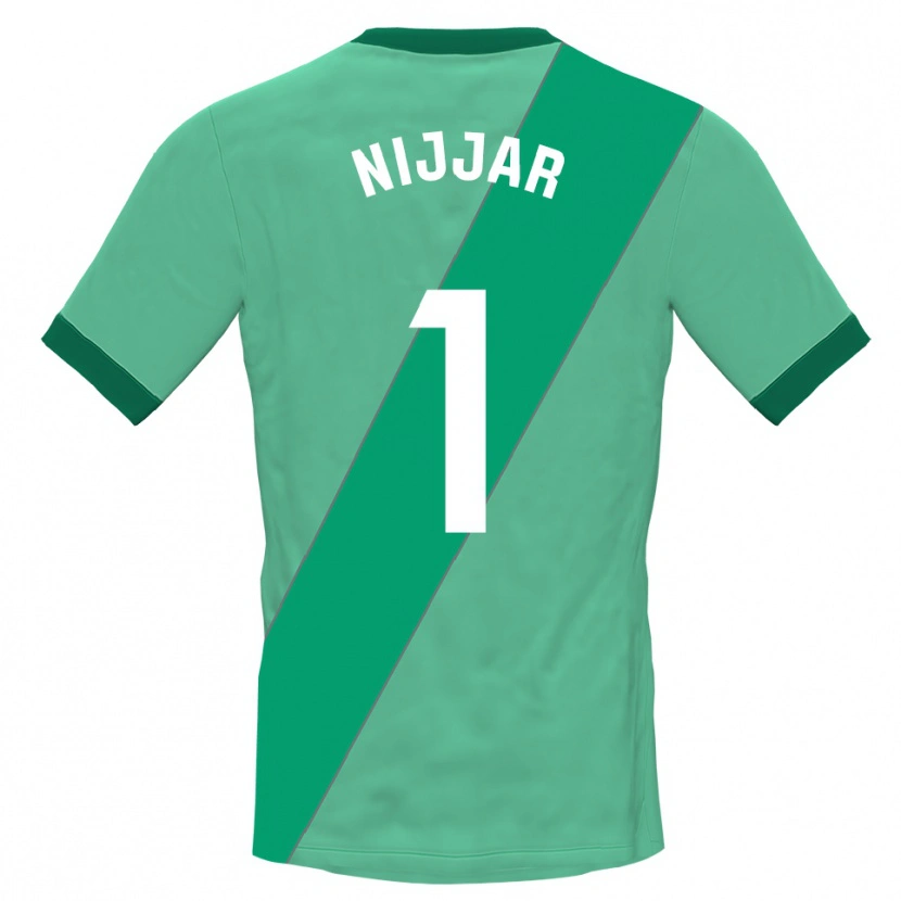 Danxen Bambino Tejpal Nijjar #1 Maglia Gara Portiere Verde Nero 2025/26 Maglietta