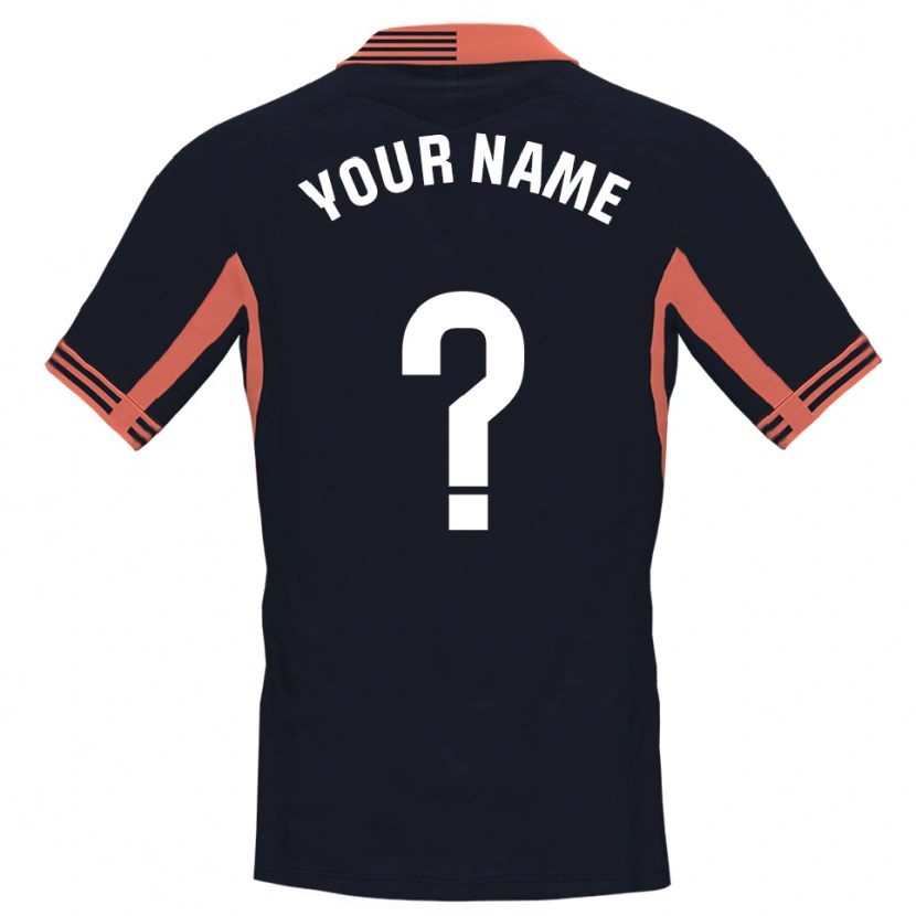Danxen Bambino Villarreal CF Maglia Gara Portiere Nero Bianco Arancio 2025/26 Maglietta