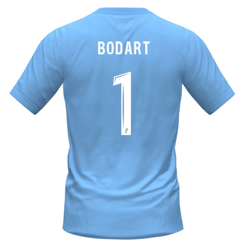 Danxen Bambino Arnaud Bodart #1 Maglia Gara Portiere Blu Nero 2025/26 Maglietta