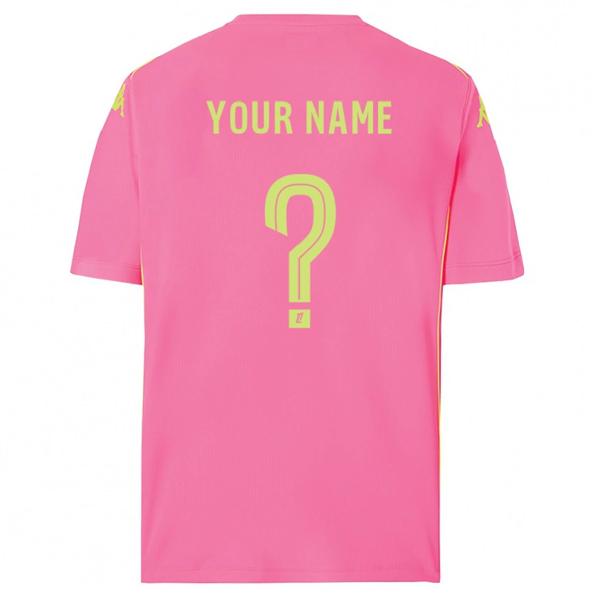 Danxen Bambino FC Metz Maglia Gara Portiere Rosa Shocking 2025/26 Maglietta