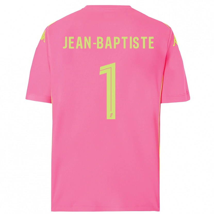 Danxen Bambino Romain Jean-Baptiste #1 Maglia Gara Portiere Rosa Shocking 2025/26 Maglietta