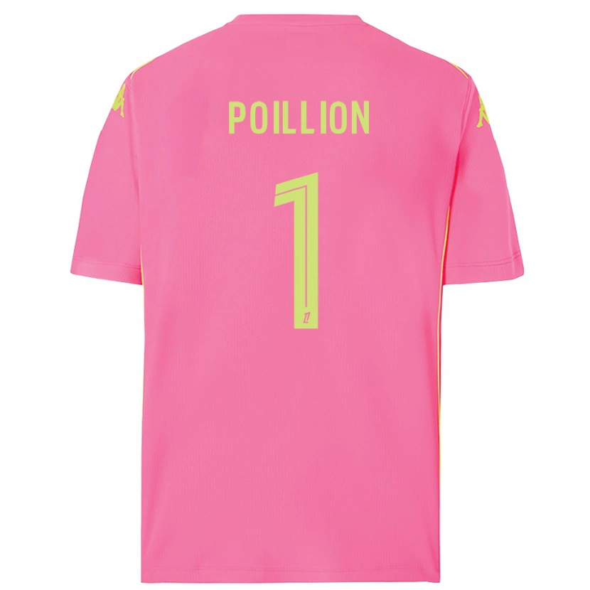 Danxen Bambino Noé Poillion #1 Maglia Gara Portiere Rosa Shocking 2025/26 Maglietta