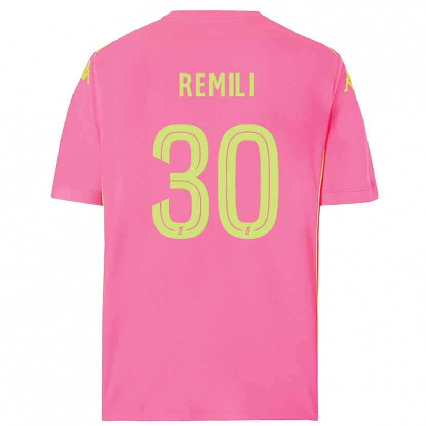 Danxen Bambino Célia Remili #30 Maglia Gara Portiere Rosa Shocking 2025/26 Maglietta