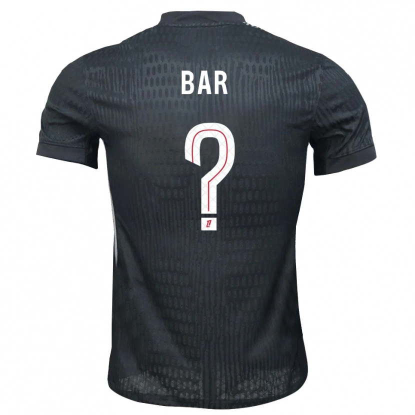 Danxen Bambino Arthur Bar #0 Maglia Gara Portiere Grigio Scuro Nero 2025/26 Maglietta