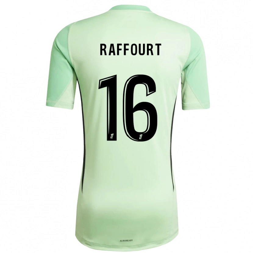 Danxen Bambino Timéo Raffourt #16 Maglia Gara Portiere Verde Chiaro Nero 2025/26 Maglietta