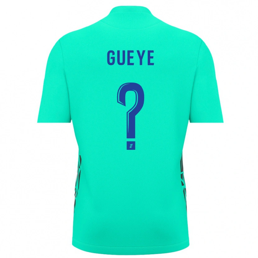 Danxen Bambino Khady Gueye #0 Maglia Gara Portiere Blu Acquamarina 2025/26 Maglietta