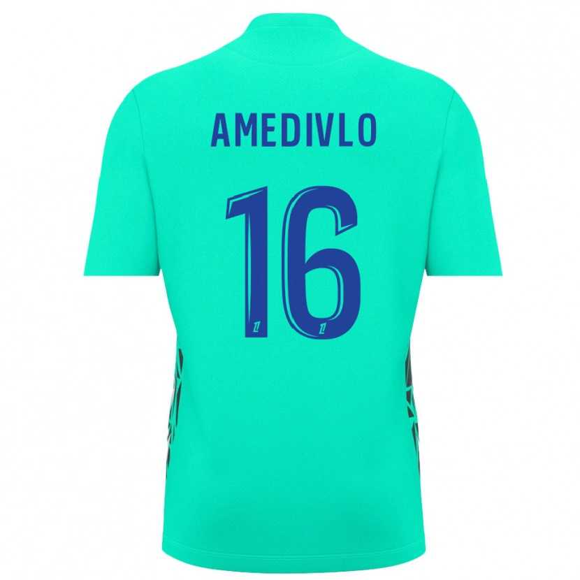 Danxen Bambino Rayann Amedivlo #16 Maglia Gara Portiere Blu Acquamarina 2025/26 Maglietta