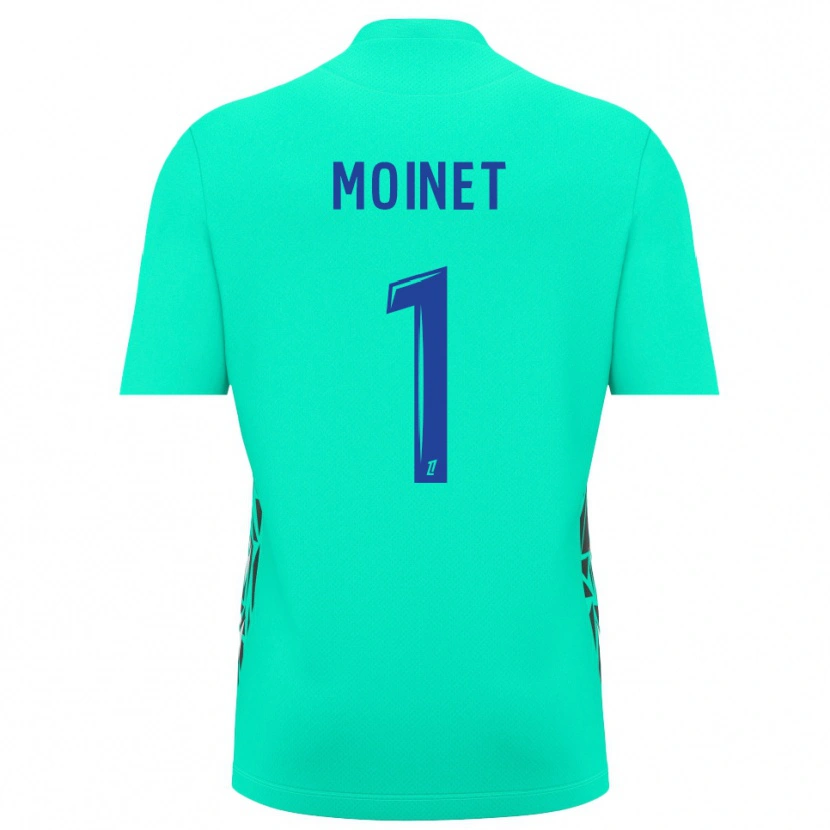 Danxen Bambino Victor Moinet #1 Maglia Gara Portiere Blu Acquamarina 2025/26 Maglietta