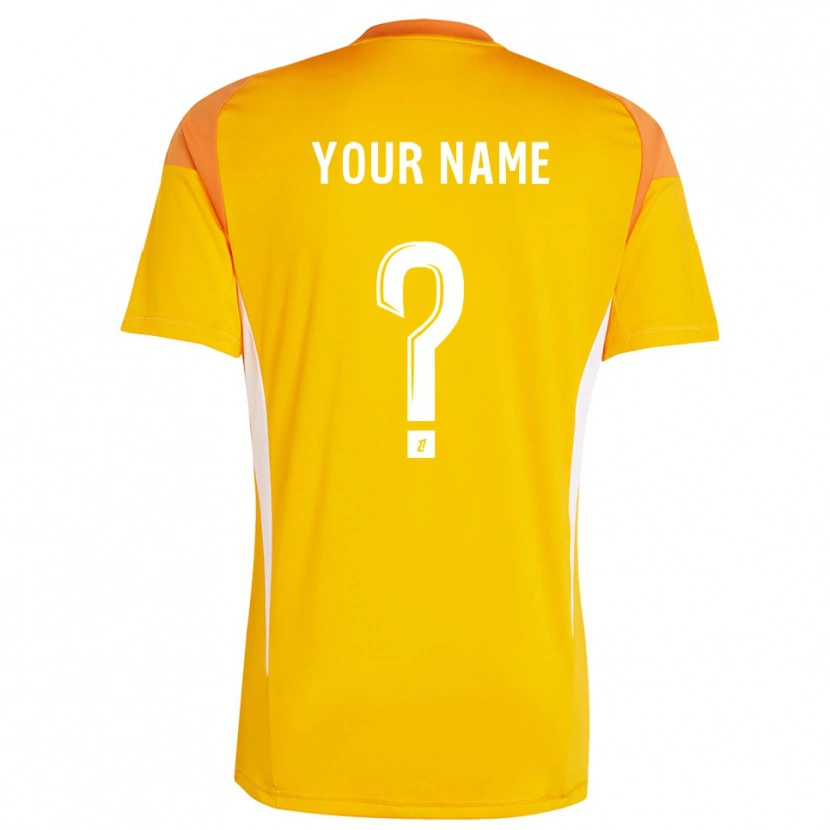 Danxen Bambino Paris FC Maglia Gara Portiere Arancione Chiaro Bianco 2025/26 Maglietta