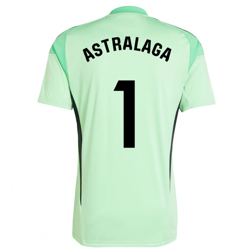 Danxen Bambino Ander Astralaga #1 Maglia Gara Portiere Arancione Chiaro Nero 2025/26 Maglietta