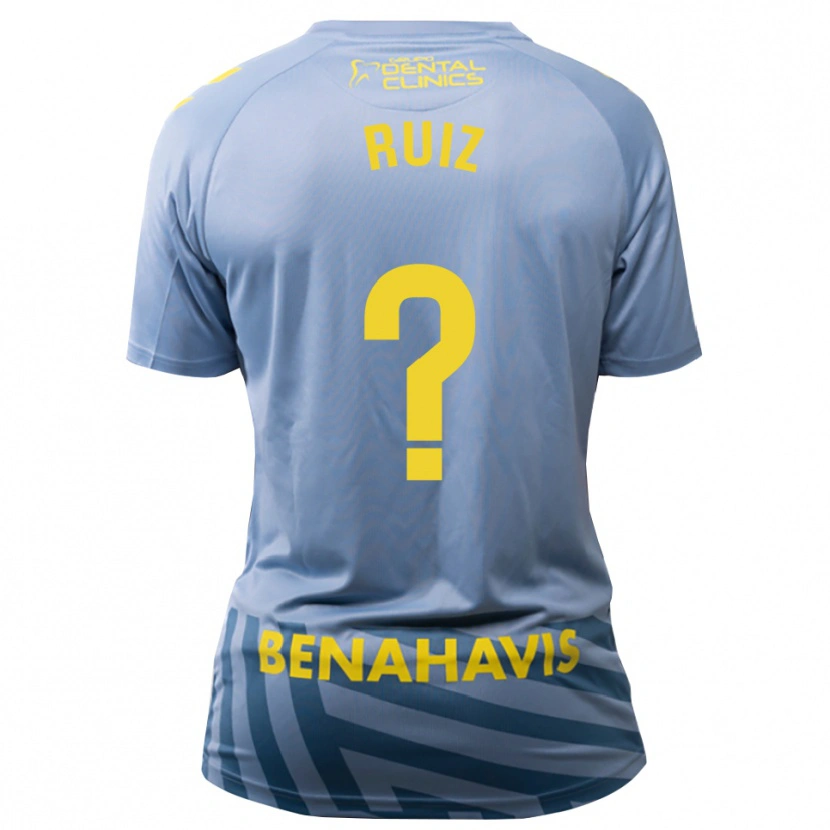 Danxen Bambino Jorge Ruiz #0 Maglia Gara Portiere Azzurro Chiaro Grigio 2025/26 Maglietta