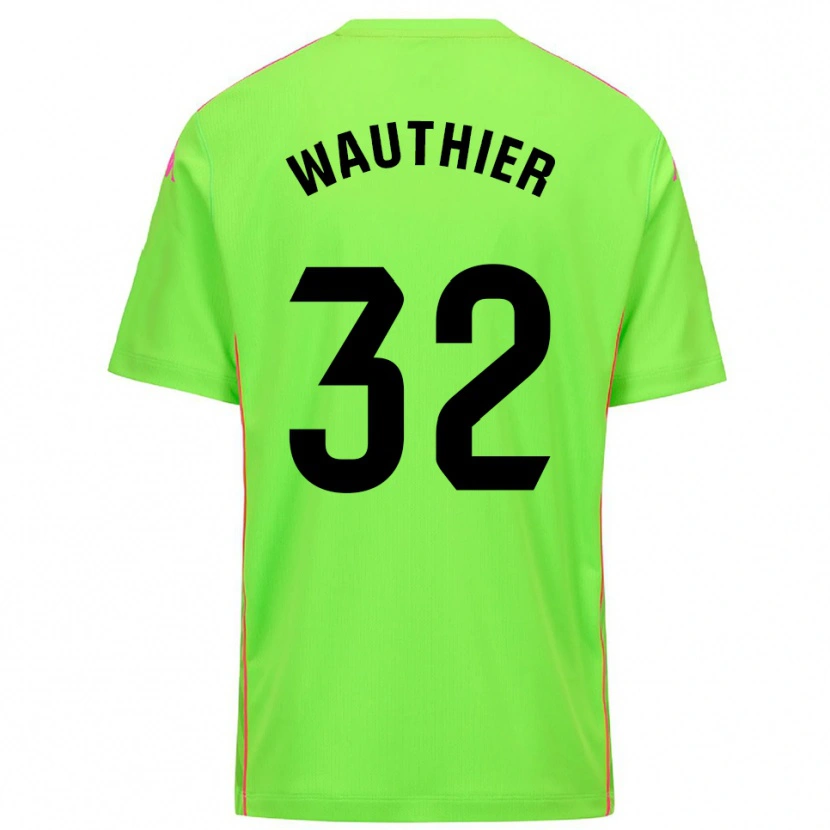 Danxen Bambino Hugo Wauthier #32 Maglia Gara Portiere Rosa Profondo Lirico 2025/26 Maglietta