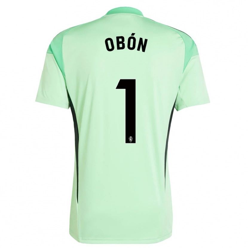 Danxen Bambino Manuel Obón #1 Maglia Gara Portiere Verde Primavera Medio 2025/26 Maglietta