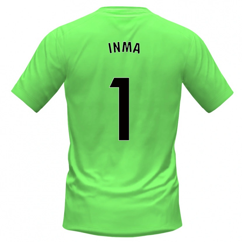 Danxen Bambino Imaculada Almendros Fernández #1 Maglia Gara Portiere Verde Nero 2025/26 Maglietta