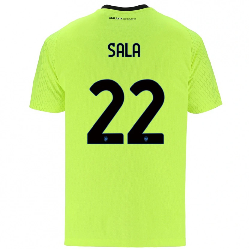 Danxen Bambino Lorenzo Sala #22 Maglia Gara Portiere Verde Giallo Rosso 2025/26 Maglietta