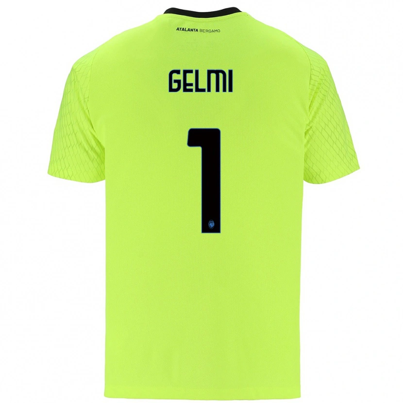 Danxen Bambino Ludovico Gelmi #1 Maglia Gara Portiere Verde Giallo Rosso 2025/26 Maglietta