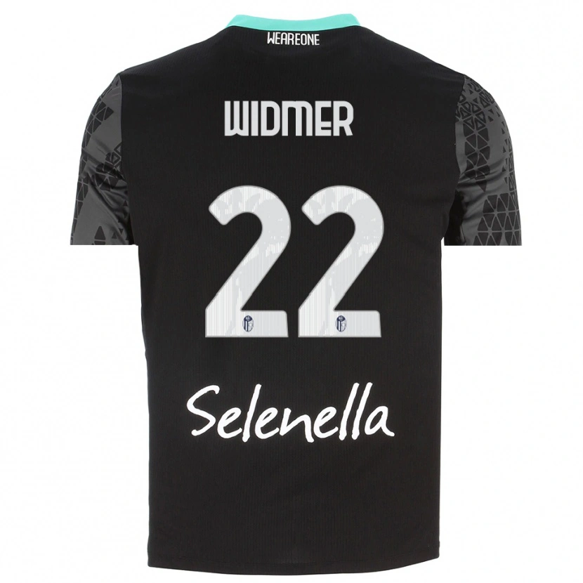 Danxen Bambino Renato Widmer D'Autilia #22 Maglia Gara Portiere Grigio Nero Bianco 2025/26 Maglietta