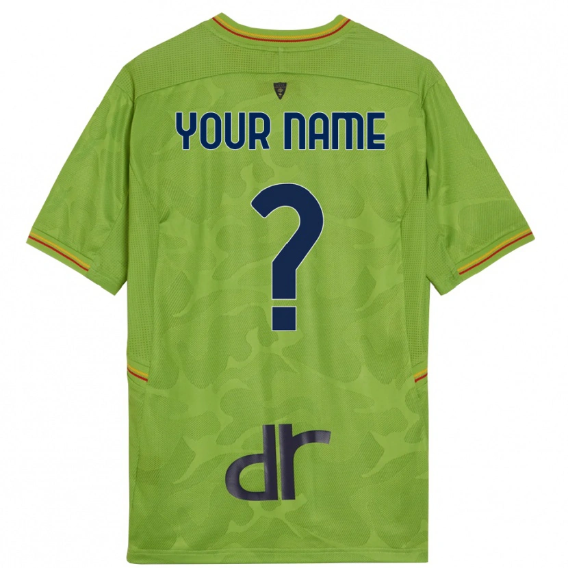 Danxen Bambino US Lecce Maglia Gara Portiere Verde Foresta Nero 2025/26 Maglietta