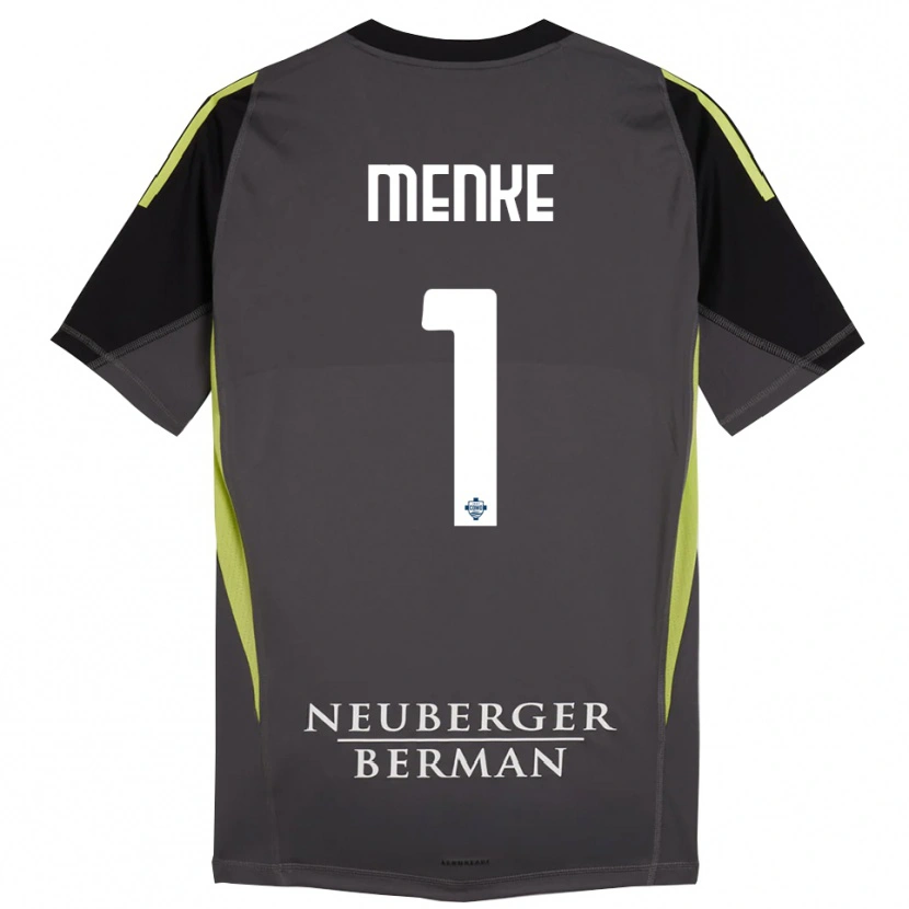 Danxen Bambino Henrique Menke #1 Maglia Gara Portiere Nero Verde Chiaro 2025/26 Maglietta